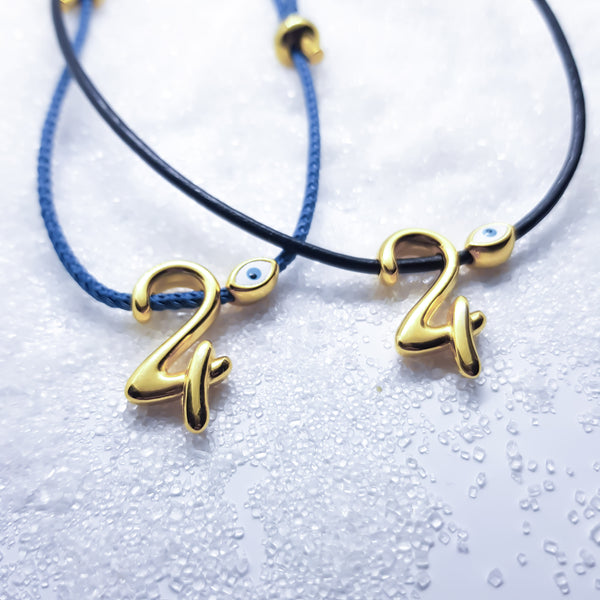 Lucky Number 24 Pendant Necklace