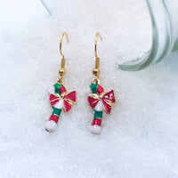 Christmas Candy Cane Earrings