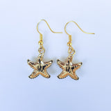Flirty Starfishes earrings gold