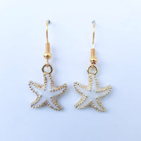 Flirty Starfishes earrings white